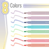 Mr. Pen- Aesthetic Highlighters No Bleed, 8 Pack, Candy Colors