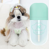 Pet Hair Styling Gel Flocked Brush No-Rinse Lick-Safe Stray Hairs Fruity Fragrance Grooming Tool for Schnauzer, Maltese, Long Hair Small Dogs