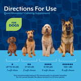 NaturVet Quiet Moments Calming Dog Supplement, Dog Soft Chews with Melatonin to Help Reduce Stress from Storms, the Vet, Fireworks, and Travel, Bacon and Chicken Flavored Pet Supplement, 180 Count Jar