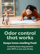 Load image into Gallery viewer, Earth Rated Max Absorbency Puppy Pee Pads for Dogs Absorbs 2X Faster &amp; 2X More, Leak-Proof, Odor Control Potty Training, Unscented, Large, 22” x 23”, 40 Count
