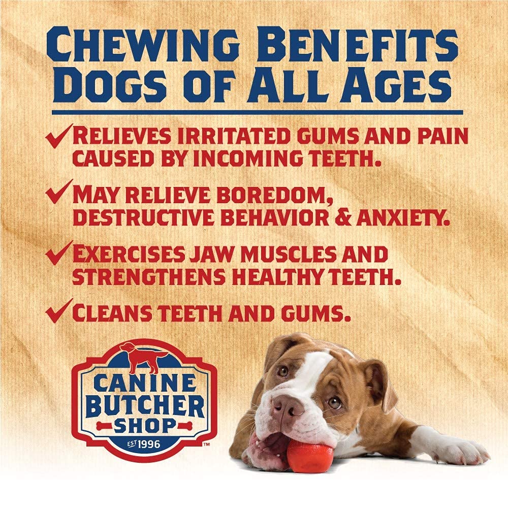 Canine Butcher Shop Pig Ears for Dogs, Always USA Made (30-Pack), All Natural, Sourced in USA Pig Ears, Digestible Pork Dog Chew Treat