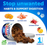 No Poo Chews for Dogs, Puppy - Coprophagia Stool Eating Deterrent - Prevent Dog from Eating Poop - Stop Eating Poop Treats with Probiotics & Enzymes - Immune, Digestive, Gut Health Support Supplement