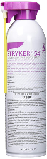 Control Solutions Inc. 82770003 Stryker 54 Contact Insect Spray, Clear Aerosol & CSI 15 oz Stryker Wasp & Hornet Killer