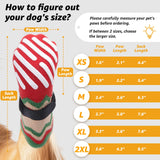 LOOBANI Dog Socks to Prevent Licking Paws, Hardwood Floors Anti Slip, Non Slip Dog Socks with Grippers Dog Paw Protector, Dog Booties for Indoor Use