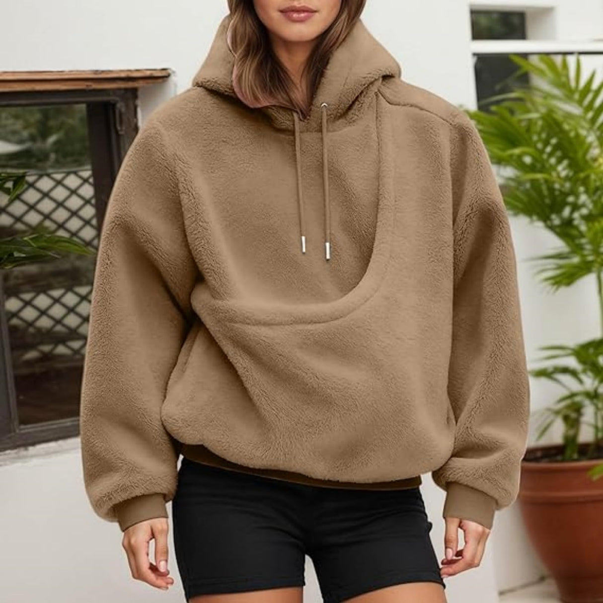 Pet Sling Hoodie - Pet Care Hoodie with Pocket Front Carry Pouch, Unisex Fit, Ultra-Soft Warm for Small Cats and Dogs (Light Grey,X-Large)