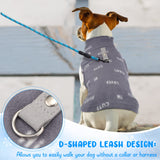 Reginary 10 Pack Medium Dog Sweaters Fleece Pet Dog Clothes with Leash Ring Soft Warm Winter Puppy Plaid Shirt(Stylish)