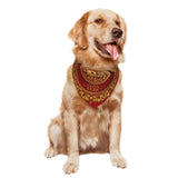 Year of The Horse 2026 Happy Chinese New Year Dog Bandanas Triangle Reversible Dog Scarf Bibs Adjustable Pet Scarves Accessories for Small Medium Dogs Pets Cats