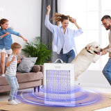 Qualirey Electric Bug Zapper Indoor, 3000V Powerful Mosquito Killer USB Powered Mosquito Zapper Lamp, Insect Traps Fly Zapper for Home, Kitchen, Bedroom, Baby Room, Office(White)