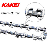 KAKEI 10 Inch Chainsaw Chain 3/8" LP Pitch, 050" Gauge, 40 Drive Links Fits Remington, Worx, Sunjoe, Craftsman and More- S40 (3 Chains)