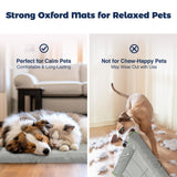 Miguel Oxford 900D Outdoor Waterproof Dog Bed for Metal Dog Crates Water-Resistant All Weather Pet Mat Durable Easy Wipe Clean Travel Indoor Outdoor Puppy Cat Crate Bed 40inch, Gray