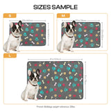 Luciphia 1 Pack 3 Blankets Fluffy Premium Fleece Pet Blanket Flannel Paw Printed Throw for Dog Cat(Large 41x31'', Grey/Brown/Blue)