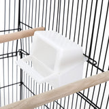 Nova Microdermabrasion 63 Inch Medium Pet Bird Cage with Detachable Rolling Wrought Iron Stand for Cockatiel, Sun Conure, Parakeet, Finch, Budgie, Lovebird, and Canary Birds