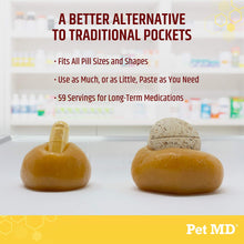 Load image into Gallery viewer, Pet MD Wrap A Pill Cheese &amp; Bacon Flavor Pill Paste for Dogs - Make a Pocket or Pouch to Hide Pills &amp; Medication - 8 oz
