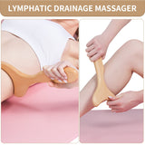 7 Pack Wood Therapy Massage Tools, Lymphatic Drainage Massager, Professional Maderoterapia Kit, Body Shaping, Anti-Cellulite, Back and Muscle Pain Relief, Wooden Body Sculpting Tools Set (7 Pack)
