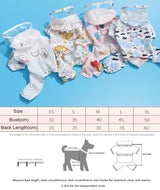 Maigllra Pet Dog Raincoat Pet Waterproof Rain Jacket with Transparent Hood, Cute Elephantst Printing Raincoat for Small Medium and Large Dog