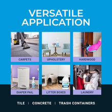 Load image into Gallery viewer, KINZUA ENVIRONMENTAL Urine B-Gone, Professional Enzyme Odor Eliminator &amp; Pet Stain Remover, Human, Cat &amp; Dog Urine Cleaner, Effective on Laundry, Carpets &amp; More, Lavender Scent, 1 Gallon
