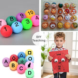 meizhouer Ping Pong Balls 12 Pack: 40mm 3 Star Colored ABS Plastic High Bounce for Kids Cat Table Tennis Enthusiast - Yard Practice Game (Pack of 12 - Multicolour)