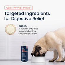 Load image into Gallery viewer, Vets Preferred Anti-Diarrhea &amp; Gas Relief for Dogs – Kaolin Formula to Soothe Upset Stomach &amp; Support Digestive Health – All Breed &amp; Size Dogs – 8 fl oz Liquid – Made in USA
