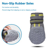 Hipaw Dog Booties for Winter,Snow Boots for Small Medium Large Dogs,Waterproof Dog Rain Shoes,Non-Slip Paw Protector for Outdoor Walking,Hiking,Indoor Hardwood Floors