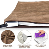NAMOTEK Pet Heating Pad Adjustable Temperature with Timer, Waterproof Heated Mat with Chew Resistant Cord, Auto Power-Off Electric Indoor Pet Heat Pad for Dogs and Cats
