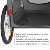 Doggyhut Premium Large Pet Bike Trailer & Stroller for Medium or Large Dogs,Bicycle Trailer for Dogs Up to 78 Lbs