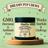 Chuffys Dreamy Pup Chews, Natural Calming Chews for Dogs, Sleep Guarantee，90 Tablets (1pcs)