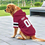 ANTKING Arizona Dog Hoodie T-Shirt Custom Name and Number Jersey Pet Clothes Gifts