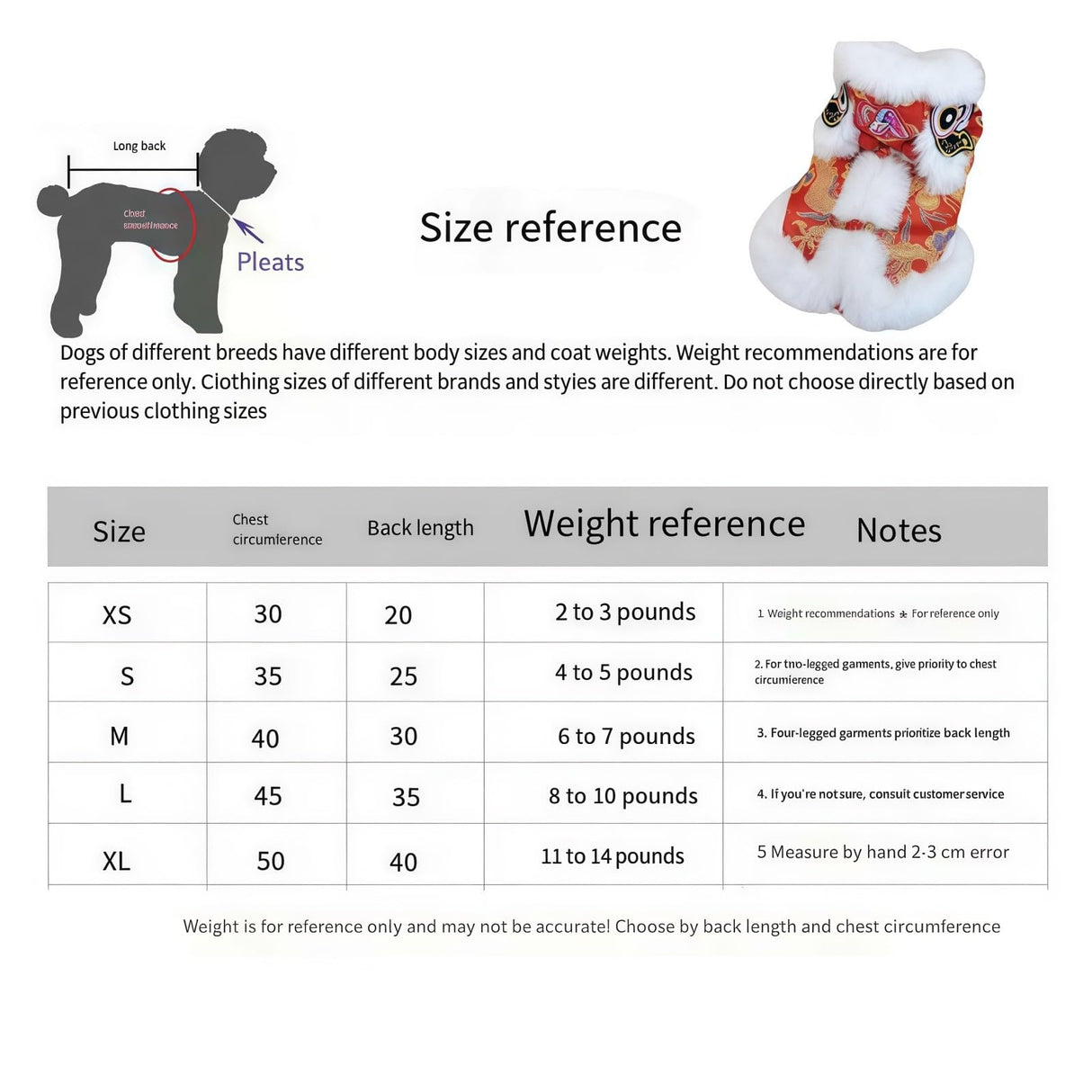 Generic 2026 New Chinese New Year Dog Outfit, Lion Dance Dog Costume, Cat Clothes for Cats, Dog Clothes Pet Costume (S)