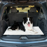 Sanqitara Backseat Pet Bed Mat, Truck Plaid Dog Bed for Car Back Seat, Deluxe Dog Seat Covers, Non-Slip Travel Pet Mat, Fit for Backseat Extenders and Trucks SUV