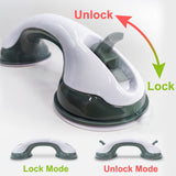 NLAAHCE Shower Grab Bar Heavy-Duty (2Pack) 12-Inch ADA Compliant Shower Handles for Elderly Suction Shower Grab Bars for Seniors Handicap Safety Handrail for Bathtubs Shower Assistance