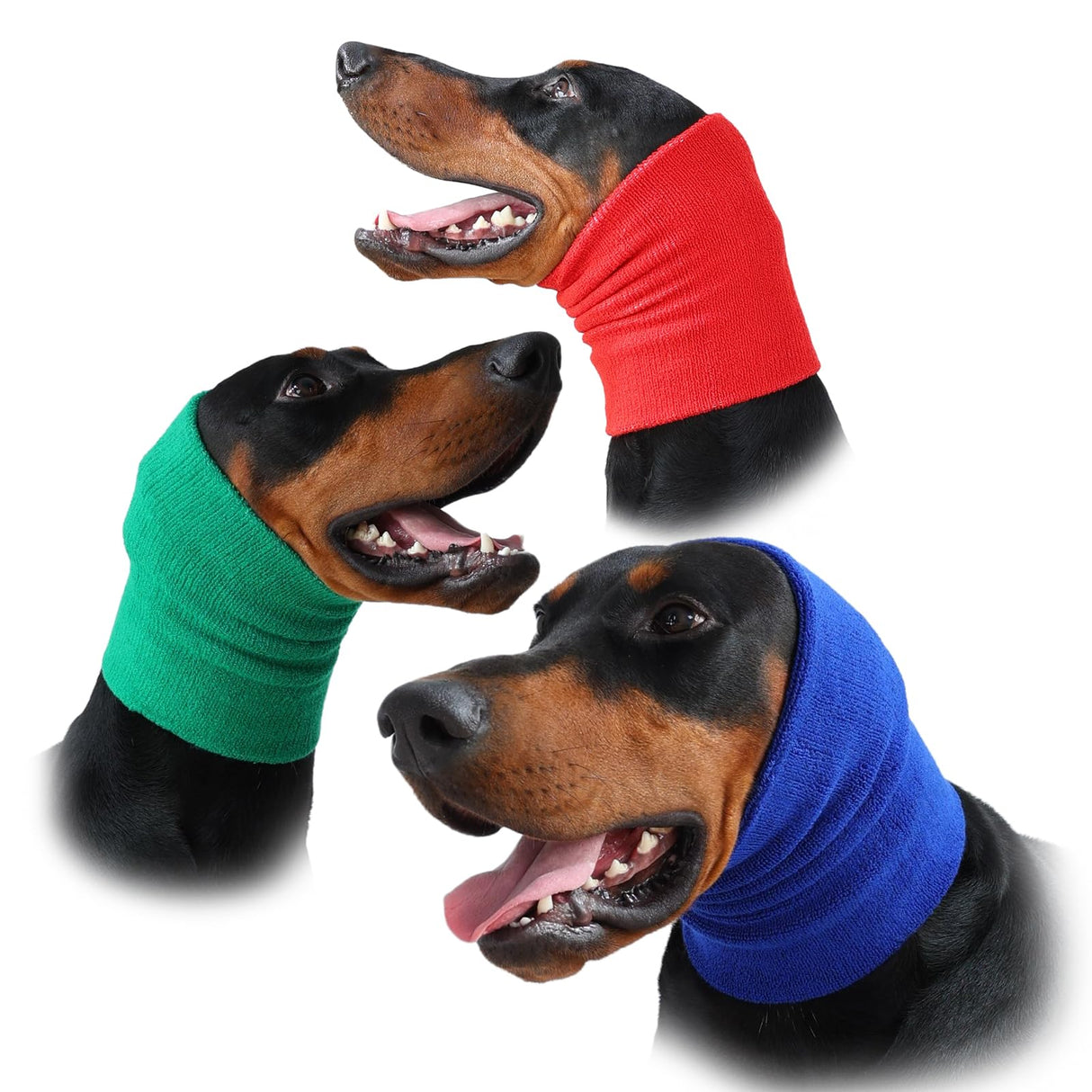 Harbyel 3 Pack Bundle (S, M, L) Dog & Cat Calming Hoodie - Anxiety Relief Ear Protector, Noise-Canceling Head Cover for Grooming, Bath, Force Drying, Thunder & Fireworks