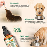 Yeast Infection Treatment for Dogs & Cats - Dog Ear & Skin Itch Relief, Allergy Symptoms Relief, Reduces Inflammation & Irritation - Supports Immune Health with Multivitamins Probiotics, 2 fl oz