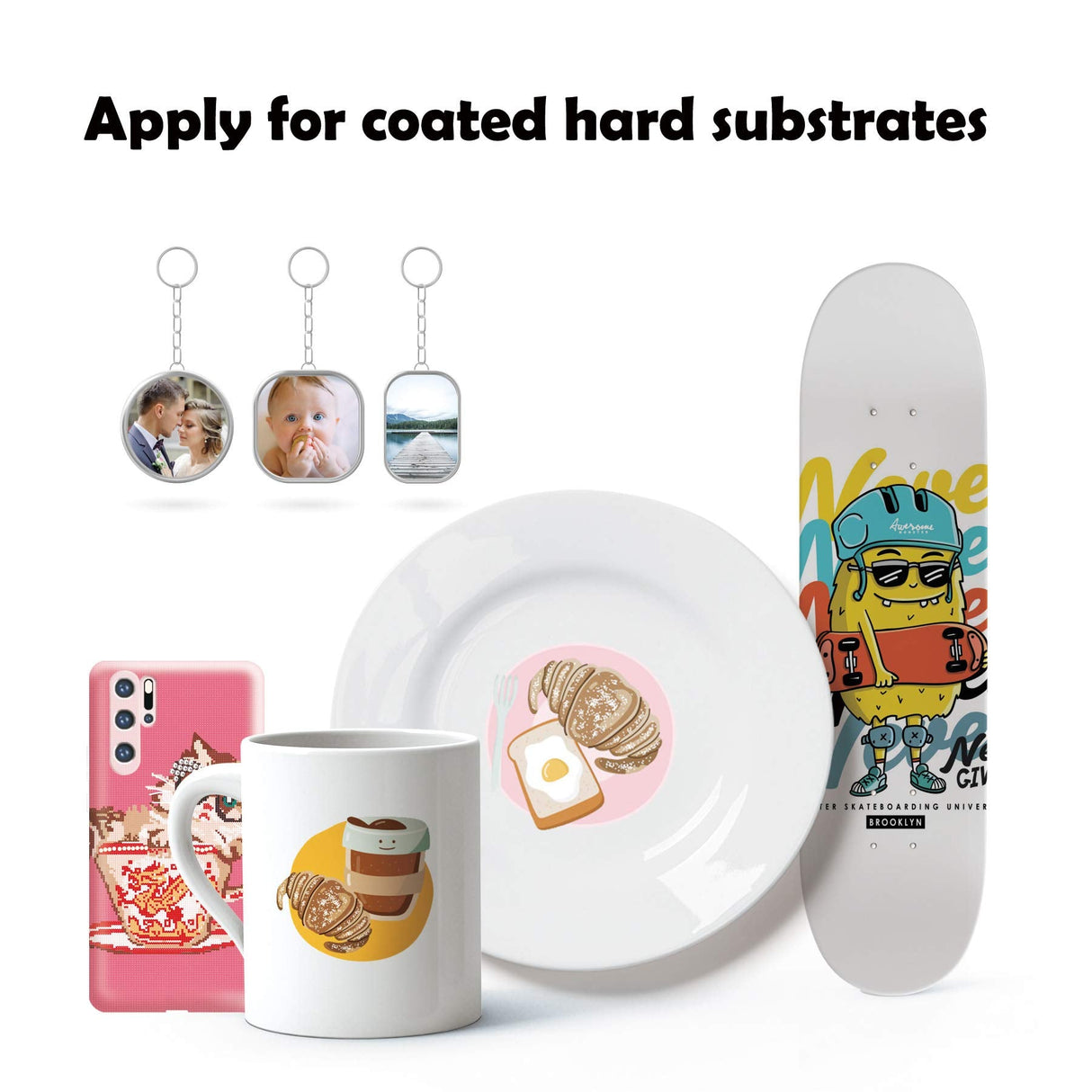 A-SUB Sublimation Paper 11x17 Inch for DIY Unique Christmas Gifts Compatible with Inkjet Printer which Match Sublimation Ink 100 Sheets