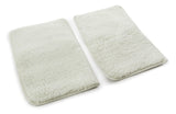Sherpa Replacement Liners for Travel Pet Carriers - Soft Absorbent Dog Kennel Pad with Waterproof Backing, Machine Washable Dog Crate Pads, 14.5x9.75in - 2 Pack, White, Small