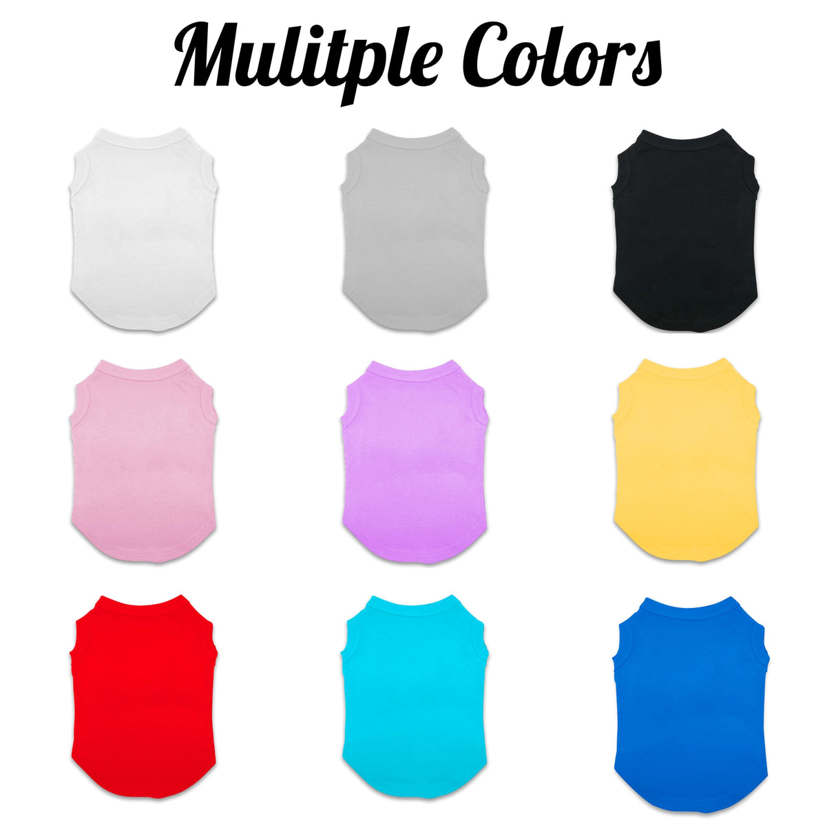 Customized Dog Jersey Shirt, Breathable Doggy Football Tee, Lightweight Sleeveless Vest Pet Clothes Personalized Pet Shirt Custom with Name/Text/Photo/Logo（Custom Dog Jersey）