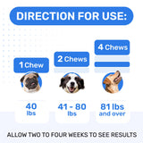 PAWFECTCHEW No Poop Eating for Dogs - Stop and Prevent Coprophagia - Dog Poop Eating Deterrent & Prevention - Digestive Enzymes + Probiotics for Gut Health - Breath Freshener - 120 Chews