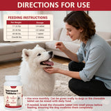 lvermect Tablets for Dogs, 99% Purity for Heart Health, Supports Canine Heart Wellness, Promotes Immune Support - 7.5mg(100 Tablets)