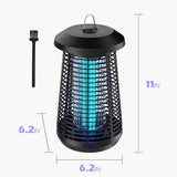 Bug Zapper Outdoor, Electric Mosquito Zapper, Odorless and Physical Mosquito Killer, Bug Zapper Indoor with Waterproof Non-Toxic, 4000V Electric Fly Zapper for Outside, Patio, Backyard, Garden