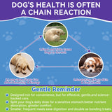 Flea and Tick Prevention for Dogs, Dog Flea Treatment with Skin & Coat Support 500 Crunchy & Krill Chews Dog Flea and Tick Treatment Chewable for Immunity & Energy for All Breeds & Ages Chicken Flavor