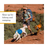 Ruffwear, Approach Pack Dog Backpack, Weight‑Forward Saddlebags with Flopper Stoppers, 5‑Point Adjustable Fit, Padded Handle, Dual Leash Points, Reflective Trim, Campfire Orange, Large/X-Large
