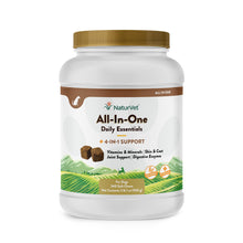 Load image into Gallery viewer, NaturVet All-in-One Dog Supplement - for Joint Support, Digestion, Skin, Coat Care – Dog Multivitamins with Minerals, Omega-3, 6, 9 – Wheat-Free Vitamins for Dogs – 240 Soft Chews
