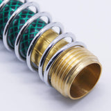 GARDEN Hose Extension Adapter Kink Protector Brass - Stainless Steel Coil Spring