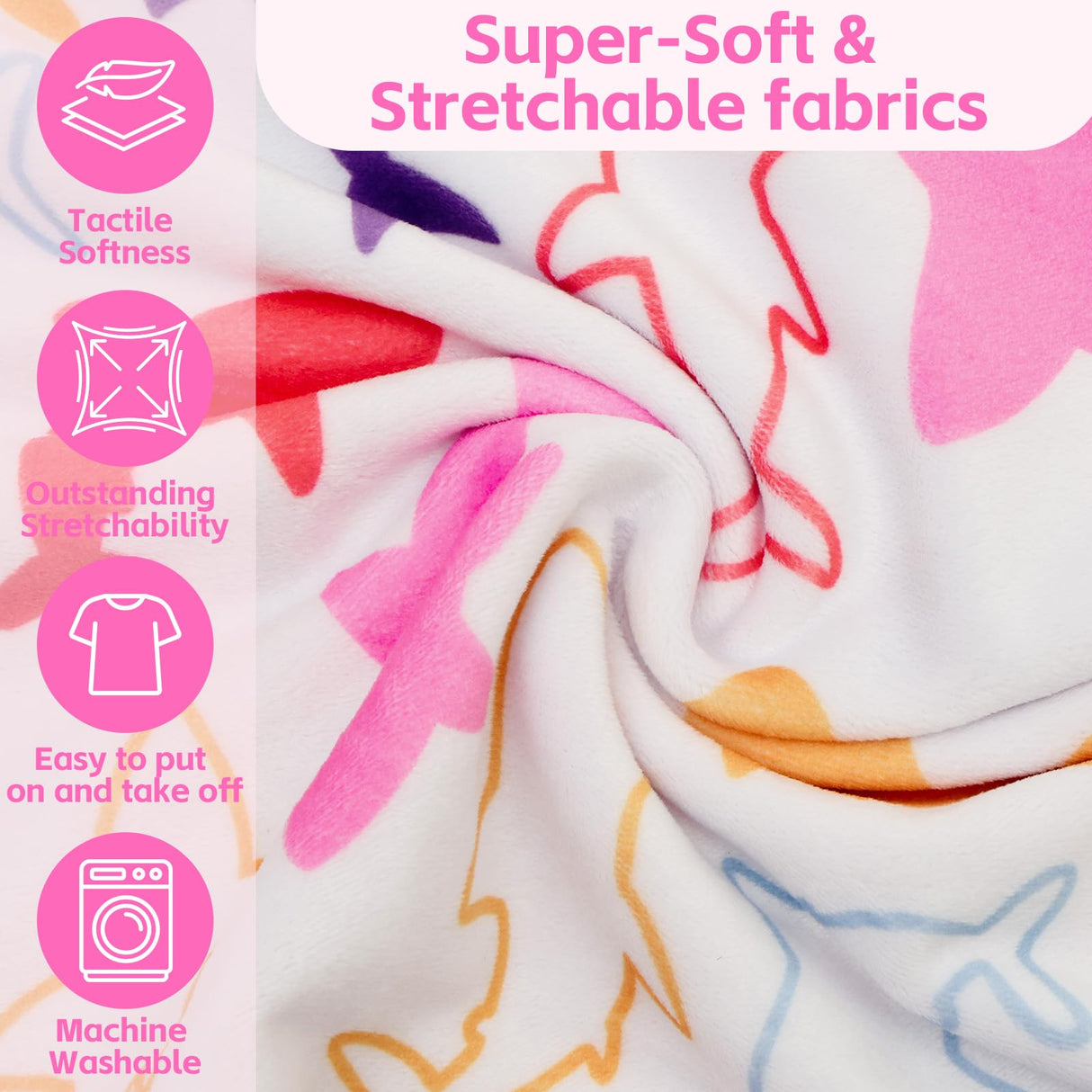 UNIPUP Shark Costume Dog Pajamas Large Size, Big Dog Onesie Clothes, Anti Shedding and Licking, Post Surgery Recovery Pet Pjs, Ultra-Soft and 4-Way Stretch Pet Pajamas U-COSPSY05L