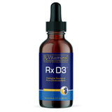 Rx Vitamins Rx D3 - Cat & Dog Vitamins Liquid D3 Drops in MCT Oil - Vitamin D for Dogs & Cats to Manage Deficiency - Aids in Dog Immune Support and Calcium Absorption - Pet Vitamin D3-2oz