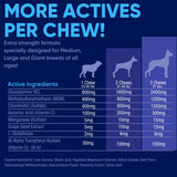 Vetrinex Labs Joint Support Supplement for Large Dogs - Hip and Joint Chewable Tablets for Small, Medium & Large Breed Dogs with Glucosamine, Chondroitin, and MSM, Beef Flavor, 120 Tablets