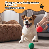 Comfort Donut Dog Bed for Small Dogs, Cat Bed & Pet Bed for Indoor Use, Medium Size with Soft Plush, Round Dog Beds for Large Dogs and Cats(Coffee,36''Lx36''Wx8''Th)