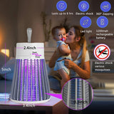 Bug Zapper,Electric Mosquito Zapper Fly Traps Indoor & Outdoor,Cordless Fly Zapper,USB Rechargeable Mosquito Repellent Outdoor Patio Fly Killer for Home,Patio,Hotel,Backyard