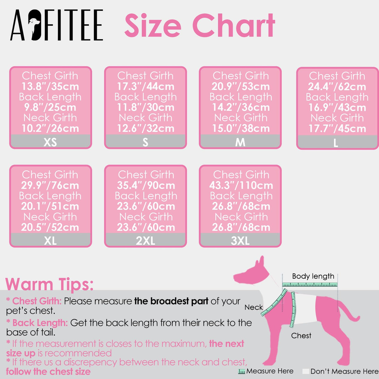 AOFITEE Dog Coats for Large Dogs, Waterproof Dog Winter Jacket with Harness Built in, Warm Large Dogs Coat with Fleece Lined, Zip Up Pets Jackets for Golden Retriever, Weimaraner, Hot Pink 2XL