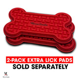 Distract-A-Hat ™ by Warren London - Dog Grooming Distraction Lick Hat for Nail Clipping and Grooming – Adjustable Fit with Adhesive Dog Lick Pad, Spreader & Cleaning Brush Included