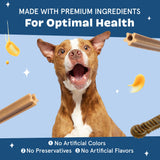 Barkbox Bright Original Dog Dental Kit, 30 Teeth Cleaning Chew Sticks & Toothpaste - Small Breeds
